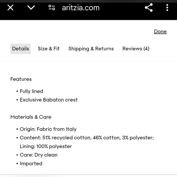 Aritzia Babaton Celebration Tweed Jacket White Quiet Luxury Preppy Workwear 2XS - Picture 9 of 12